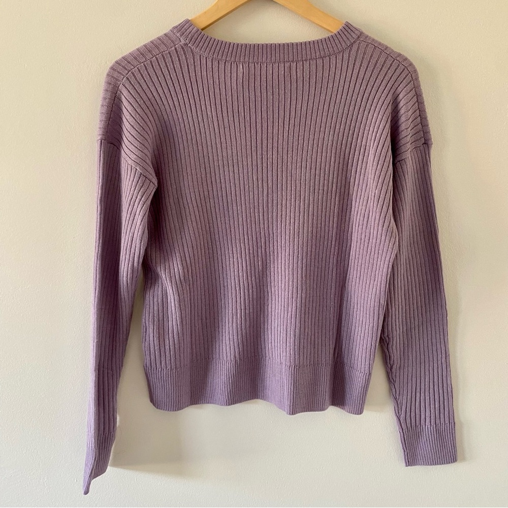 NWT Revolve One Grey Day OGD Olso Pullover in Lavender Size Small - Picture 4 of 6